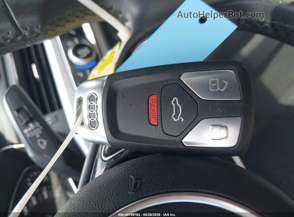 WAUDNAF40JA065183 2018 AUDI A4 White Dashboard view