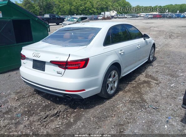 WAUDNAF40JA065183 2018 AUDI A4 White Rear right
