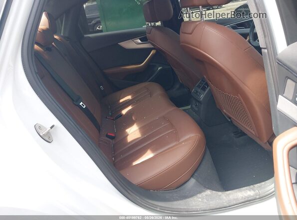 WAUDNAF40JA065183 2018 AUDI A4 White VIN sticker view