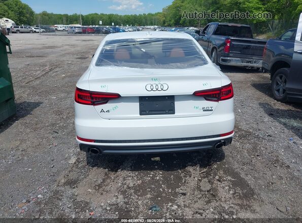 WAUDNAF40JA065183 2018 AUDI A4 White 