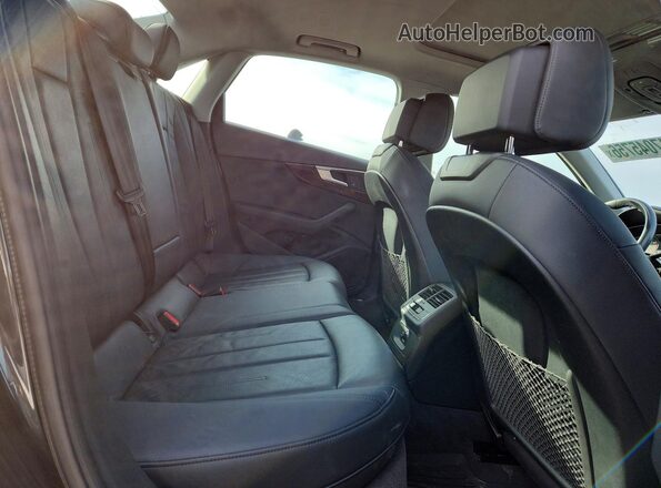 WAUDNAF40KA039815 2019 AUDI A4 Gray Вид задніх сидінь