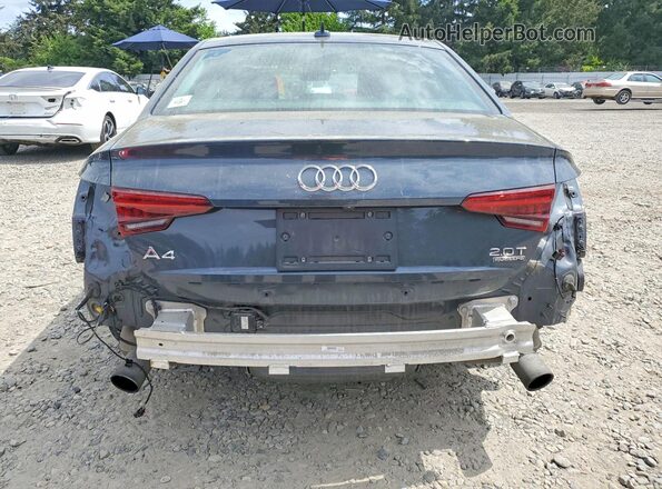 WAUDNAF41JN013814 2018 AUDI A4 Gray Vista trasera