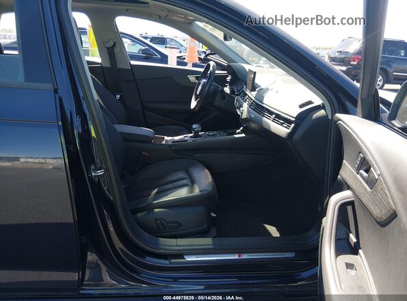 WAUDNAF43JA126090 2018 AUDI A4 Black Front interior view