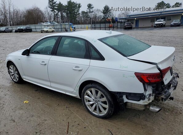 WAUDNAF44JA096422 2018 AUDI A4 White Задня ліва чверть