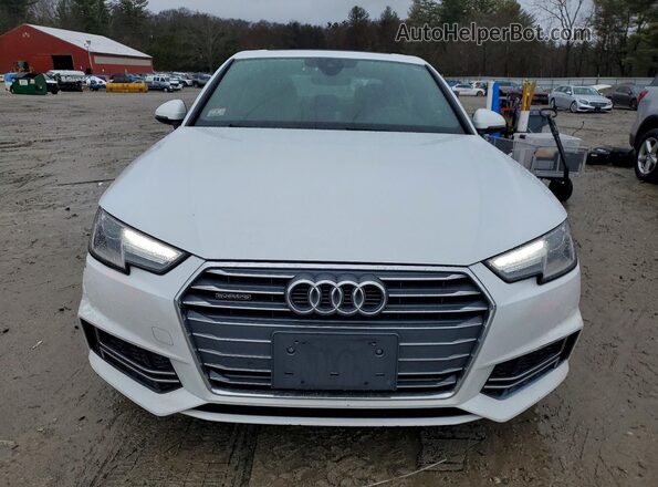 WAUDNAF44JA096422 2018 AUDI A4 White Вид спереду