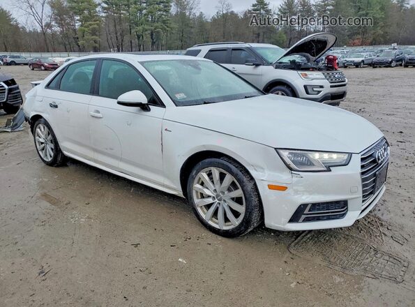 WAUDNAF44JA096422 2018 AUDI A4 White Передня права чверть