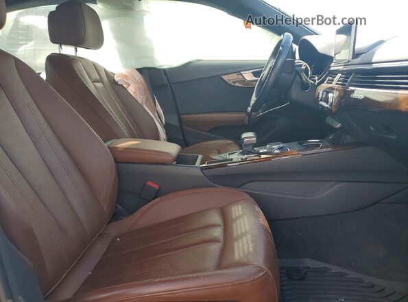 WAUDNAF45JN016327 2018 AUDI A4 White Front interior view