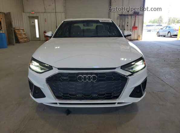 WAUDNAF45LN008599 2020 AUDI A4 White Widok z przodu