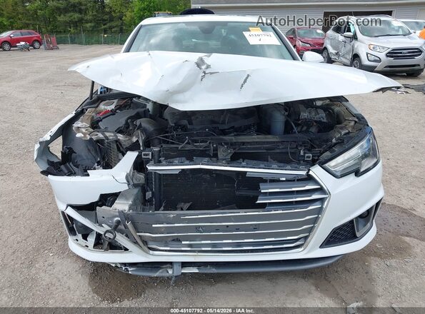 WAUDNAF46KA118292 2019 AUDI A4 White Front view