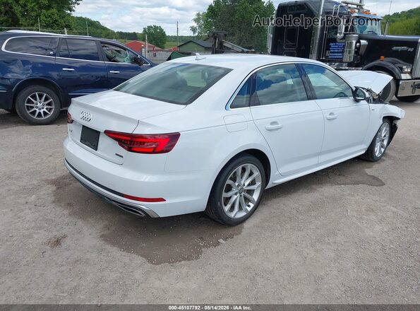 WAUDNAF46KA118292 2019 AUDI A4 White Rear right