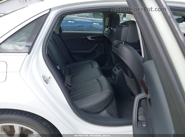 WAUDNAF46KA118292 2019 AUDI A4 White VIN sticker view