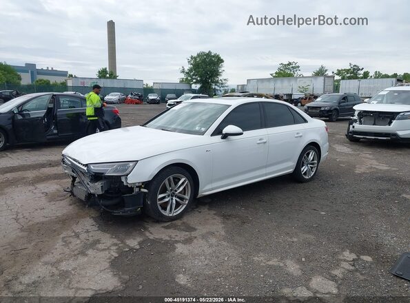 WAUDNAF47HN045709 2017 AUDI A4 White Front left
