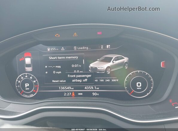 WAUDNAF47HN048268 2017 AUDI A4 Black 