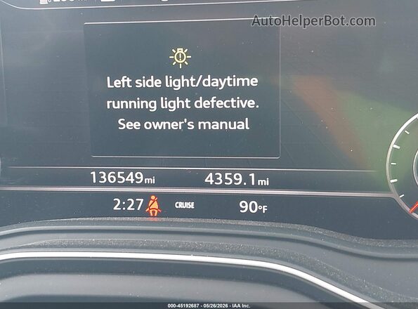 WAUDNAF47HN048268 2017 AUDI A4 Black 