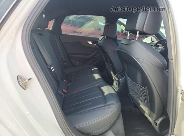 WAUDNAF47LA047525 2020 AUDI A4 White Вид задніх сидінь