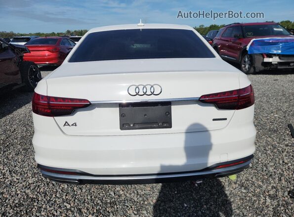 WAUDNAF47LA047525 2020 AUDI A4 White Вид ззаду