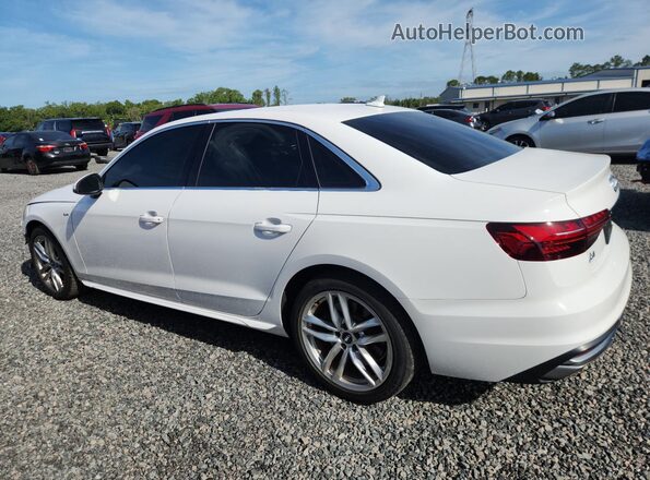 WAUDNAF47LA047525 2020 AUDI A4 White Задня ліва чверть