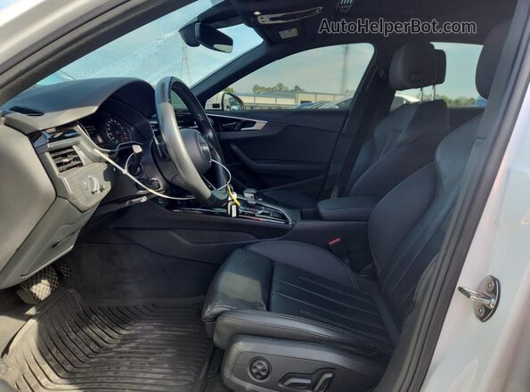 WAUDNAF47LA047525 2020 AUDI A4 White Вид салону спереду