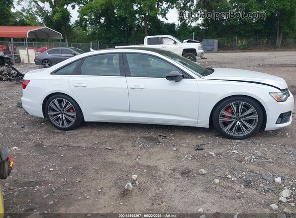 WAUE3AF23MN047167 2021 AUDI A6 White Вид задньої частини салону