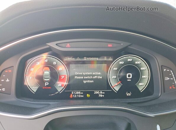 WAUE3AF28MN068001 2021 AUDI A6 Black Vista del cuadro de instrumentos