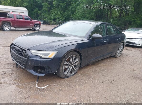 WAUE3BF26RN058645 2024 AUDI A6 Blue Передня ліва чверть