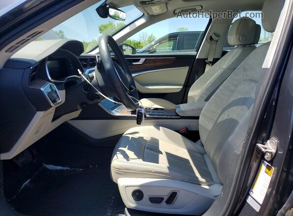 WAUE3BF29NN012771 2022 AUDI A6 Gray Widok wnętrza z przodu