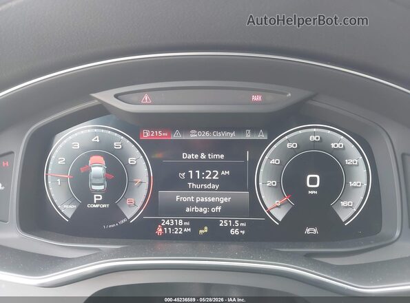 WAUE8AF22LN002026 2020 AUDI A6 Черный Вид задних сидений