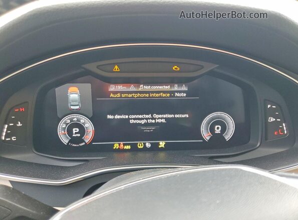 WAUE8AF25KN127407 2019 AUDI A6 White Vista del compartimento del motor