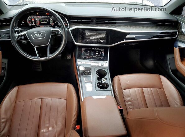 WAUE8AF2XLN074138 2020 AUDI A6 Синий Вид панели приборов
