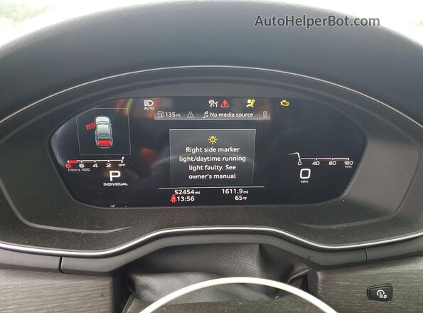 WAUEAAF40RN008907 2024 AUDI A4 White Vista del cuadro de instrumentos