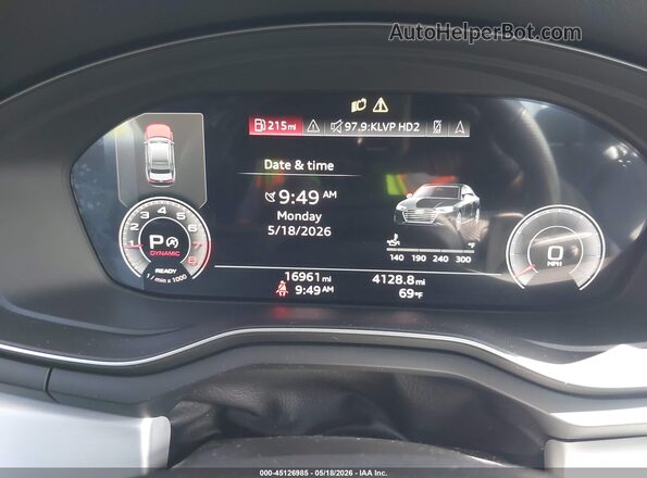 WAUEAAF41RN002615 2024 AUDI A4 Gray Vista de los asientos traseros