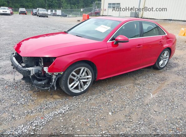 WAUEAAF41RN005630 2024 AUDI OTHER Red Առջևի ձախ երեք քառորդ տեսարան