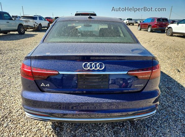 WAUEAAF43MA036443 2021 AUDI A4 Blue Vista trasera