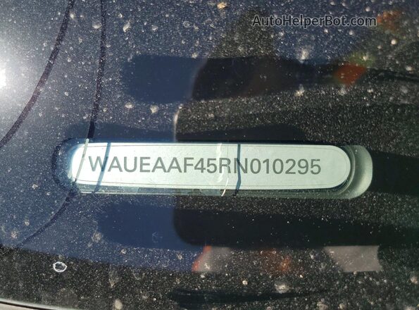 WAUEAAF45RN010295 2024 AUDI A4 Gray Vista del compartimento del motor