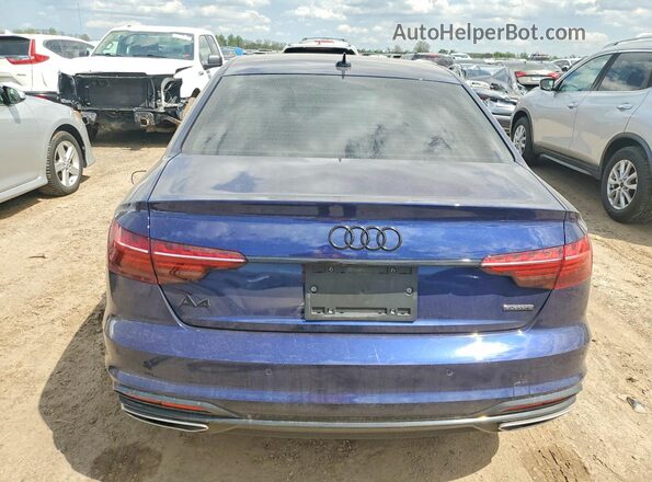 WAUEAAF46MA086317 2021 AUDI OTHER Blue Вид ззаду