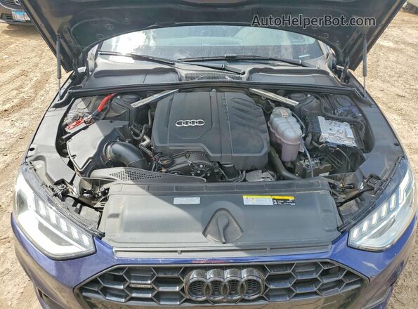 WAUEAAF46MA086317 2021 AUDI OTHER Blue Вид задньої частини салону