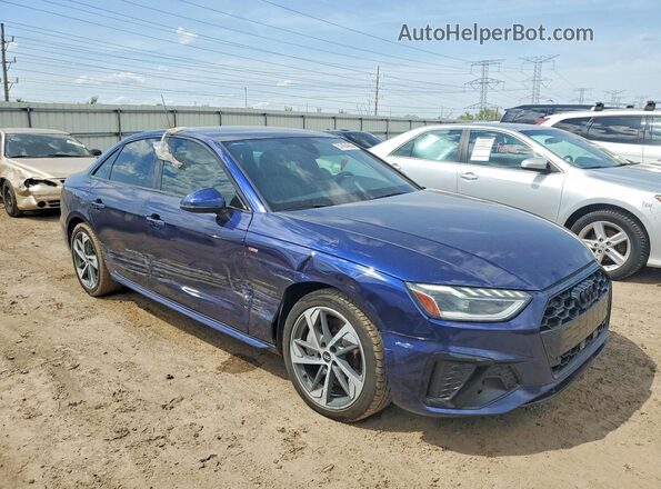 WAUEAAF46MA086317 2021 AUDI OTHER Blue Передня права чверть
