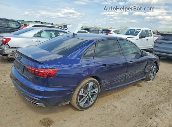 WAUEAAF46MA086317 2021 AUDI OTHER Blue Задня права чверть