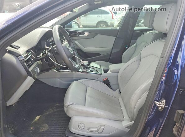 WAUEAAF46MA086317 2021 AUDI OTHER Blue Вид салону спереду