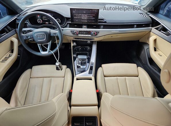 WAUEAAF47PA035512 2023 AUDI A4 White Вид панелі приладів