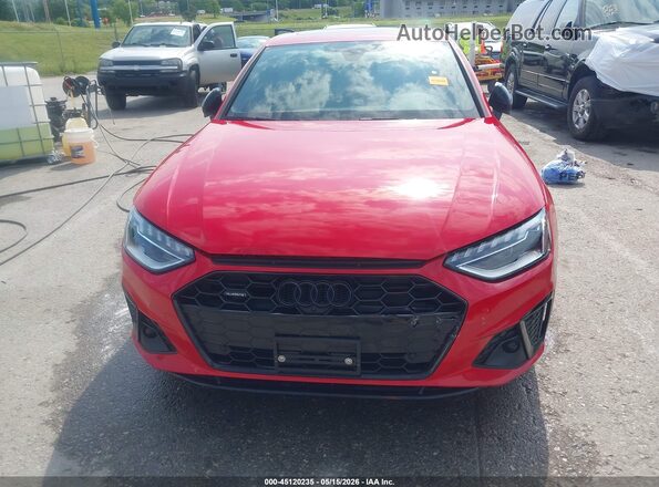 WAUEAAF47RN002487 2024 AUDI A4 Red Widok zestawu wskaźników