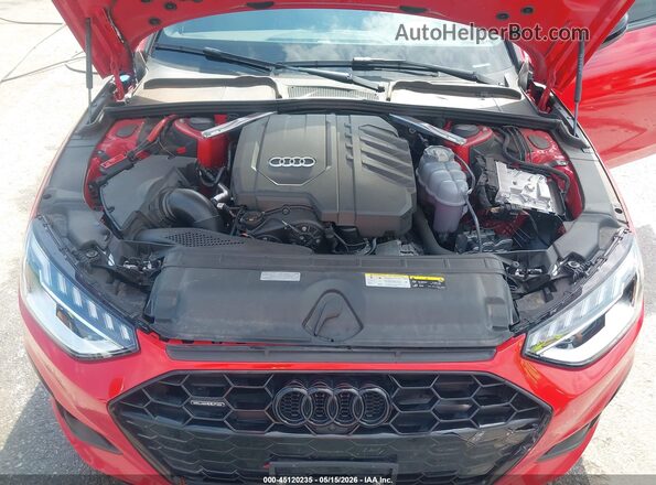 WAUEAAF47RN002487 2024 AUDI A4 Red Widok z tyłu