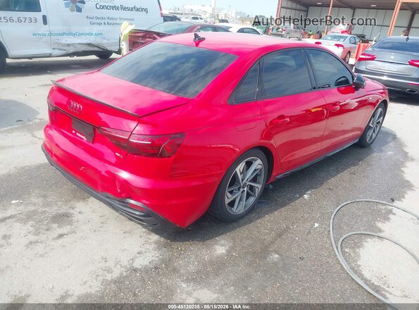 WAUEAAF47RN002487 2024 AUDI A4 Red Tył prawy
