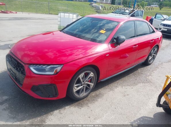 WAUEAAF47RN002487 2024 AUDI A4 Red Przód lewy