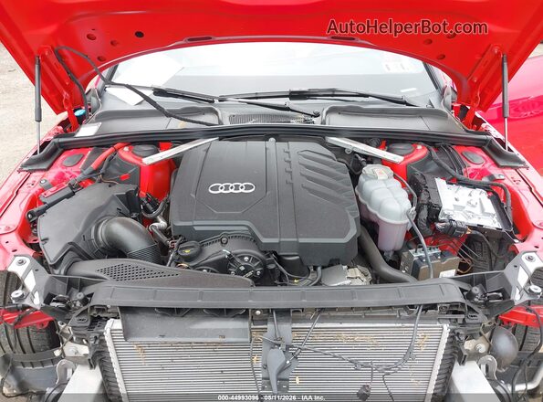 WAUEAAF49MA018920 2021 AUDI A4 Red Vista trasera