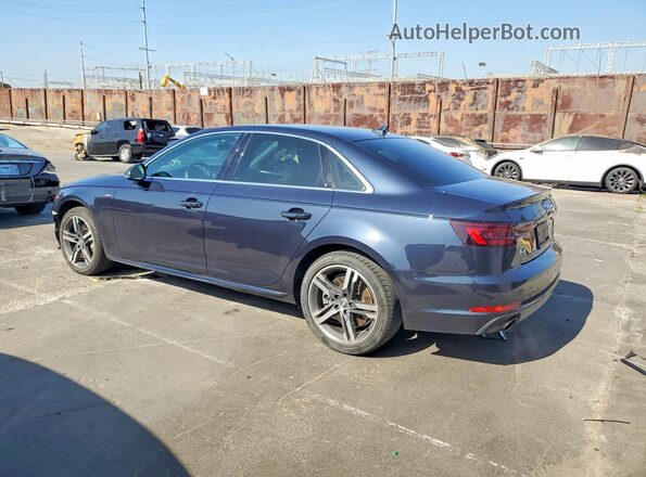 WAUENAF40JA013766 2018 AUDI A4 Blue Задня ліва чверть