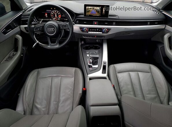 WAUENAF40JA060151 2018 AUDI A4 Gray წინა პანელის ხედი