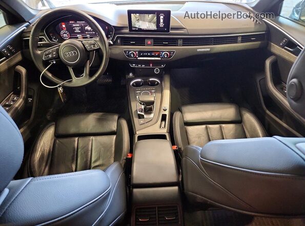 WAUENAF40KA052763 2019 AUDI A4 Gray Առջևի վահանակի տեսք