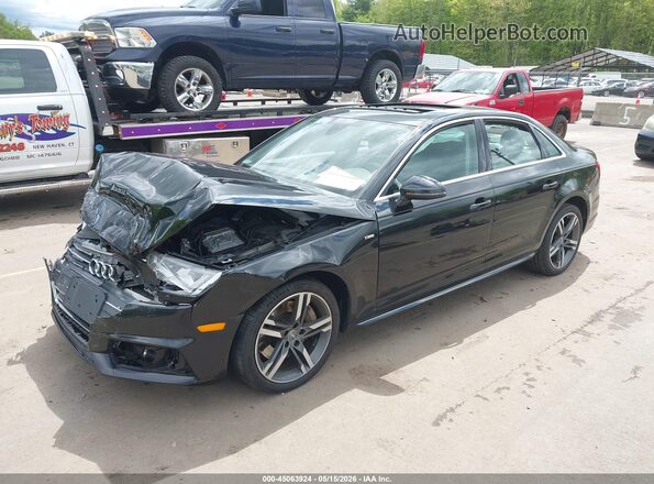 WAUENAF41HN066401 2017 AUDI A4 Black Առջևի ձախ երեք քառորդ տեսարան