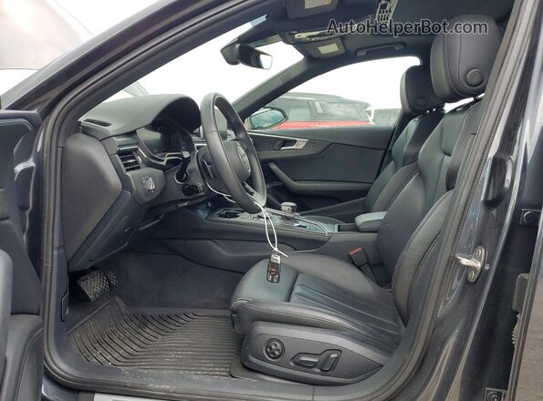 WAUENAF41JN016104 2018 AUDI A4 Серый Вид салона спереди